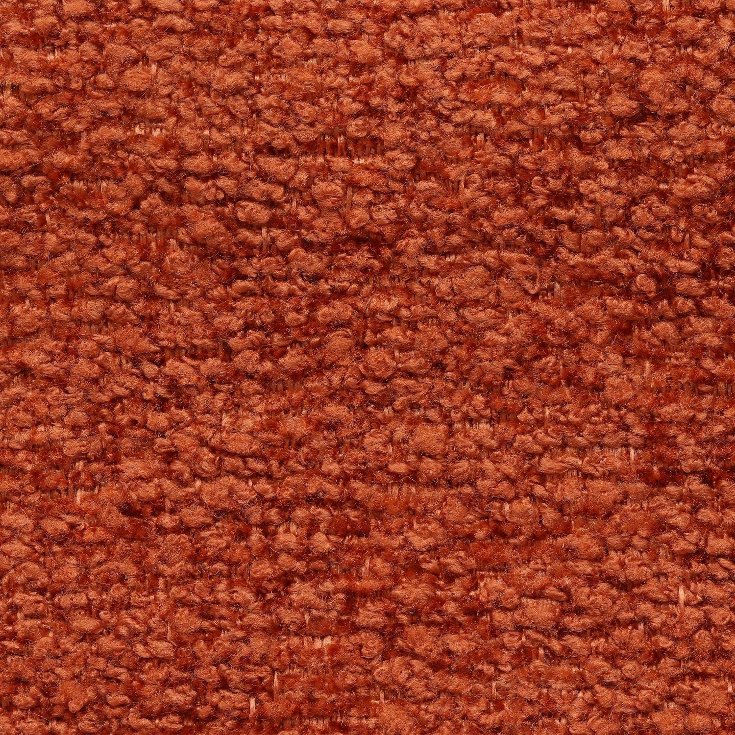 Bouclé Chenille - baksteenrood - Bladi