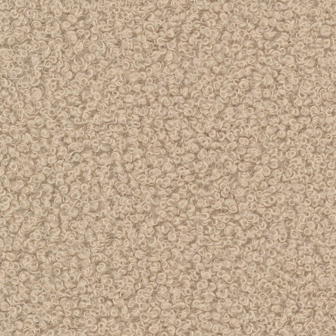Bouclé Teddy stof - Beige - Bladi