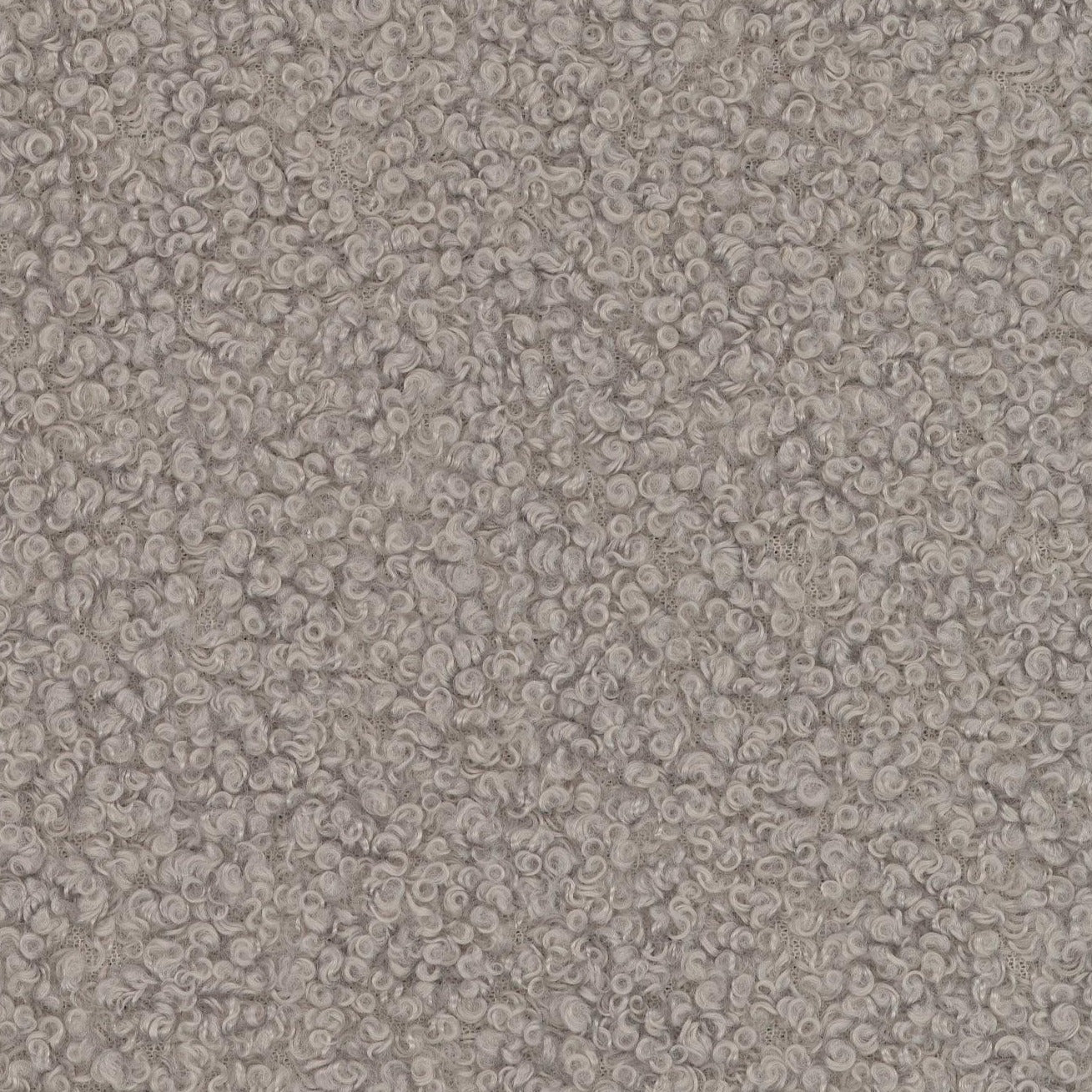 Bouclé Teddy stof - Grijs - Bladi