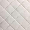 Bronco faux leather checked 5 x 5 cm - off-white - Bladi