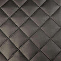 Bronco faux leather checked 5 x 5 cm - black - Bladi
