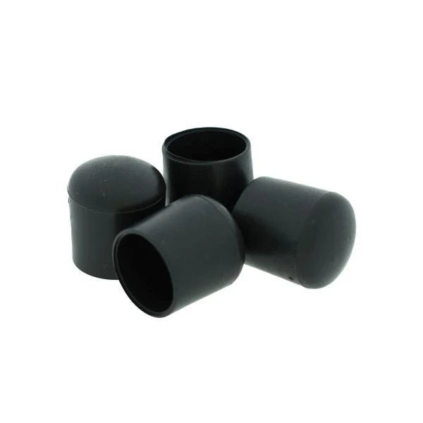 Tube stop round, plastic for round leg 22 mm per 4 pieces | BLADI.