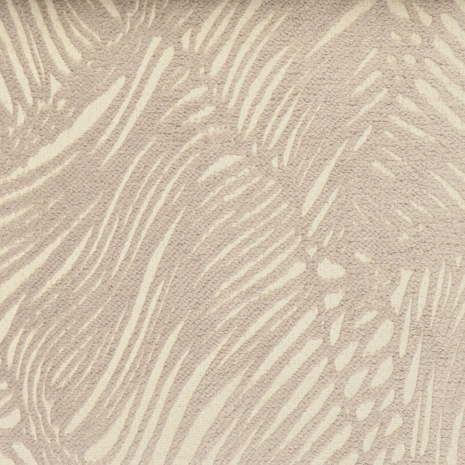 Chenille meubelstof Dubai - collectie D - taupe - Bladi