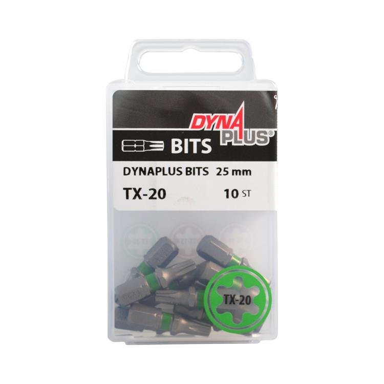 DYNAPLUS SCHROEFBIT 25MM TX-20 GROEN - Bladi