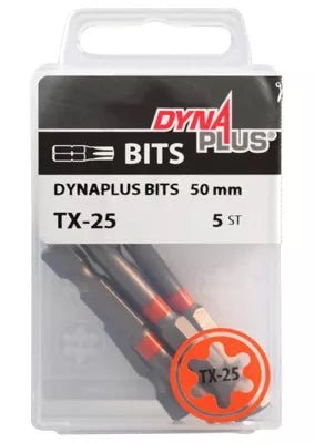 DYNAPLUS SCREW BIT 50MM TX-25 ORANGE - Bladi