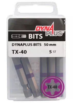 DYNAPLUS SCHROEFBIT 50MM TX-40 PAARS - Bladi