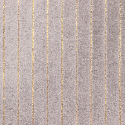 Samt Skali Streifen Gold - dunkles Taupe - Bladi
