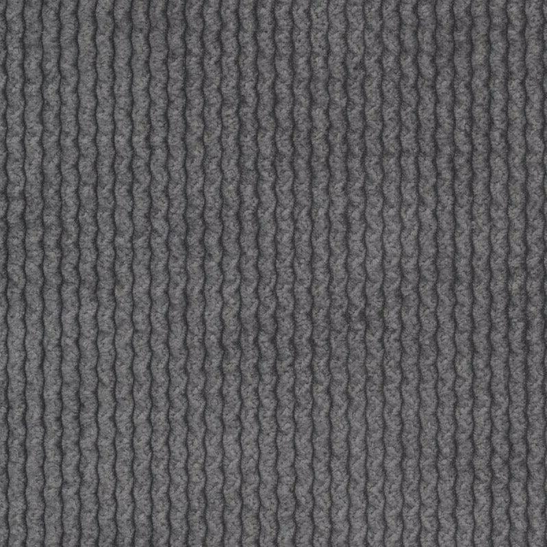 Ribbed chenille - dark gray - Bladi