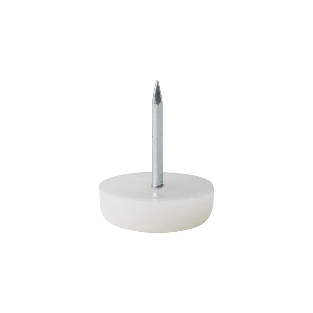 Glijnagel, kunststof wit diameter 30 mm per 4 stuks - BLADI meubelstoffen