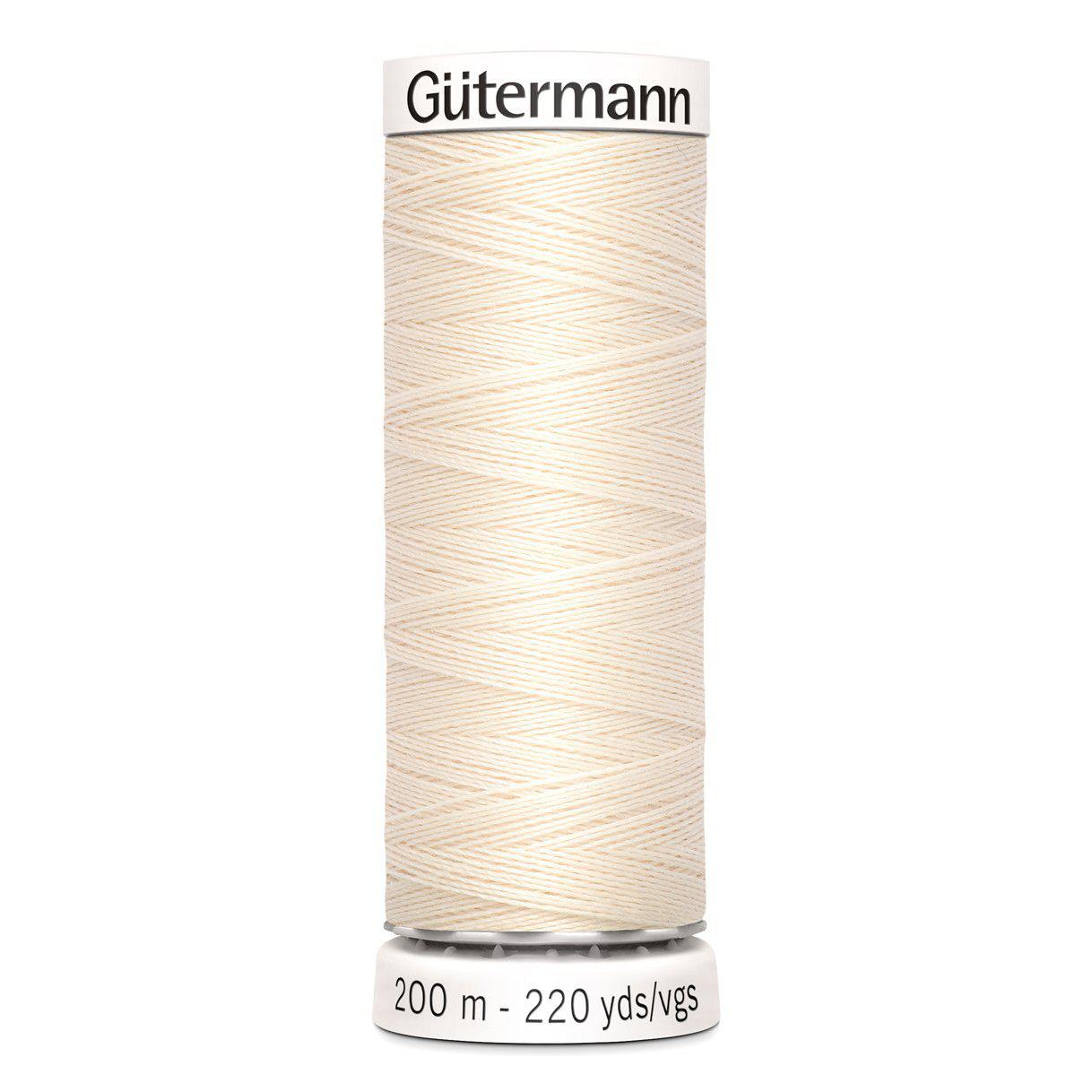 Gütermann Allesnaaigaren 200m - Ecru 802