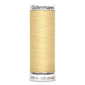 Hilo de coser universal Gütermann 200m - Amarillo claro 325