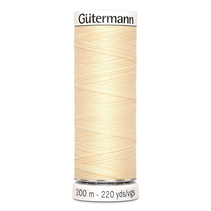 Hilo de coser universal Gütermann 200m - Amarillo claro 610