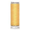 Hilo de coser universal Gütermann 200m - Oro claro 415