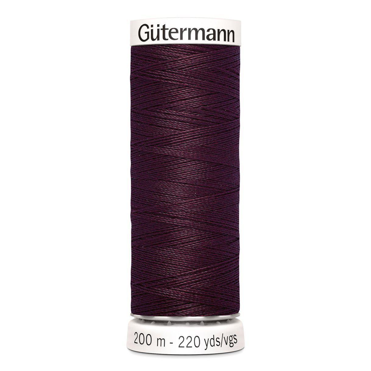 Gütermann Hilo para coser todo 200m - Berenjena oscuro 130