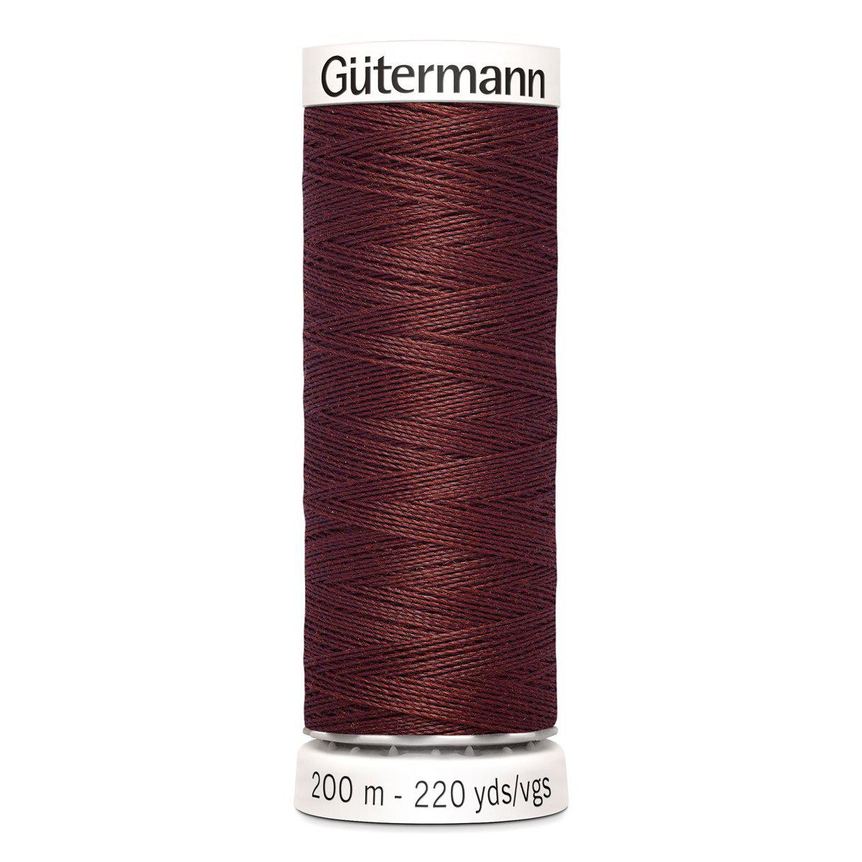 Gütermann Hilo para coser todo 200m - Burdeos oscuro 174