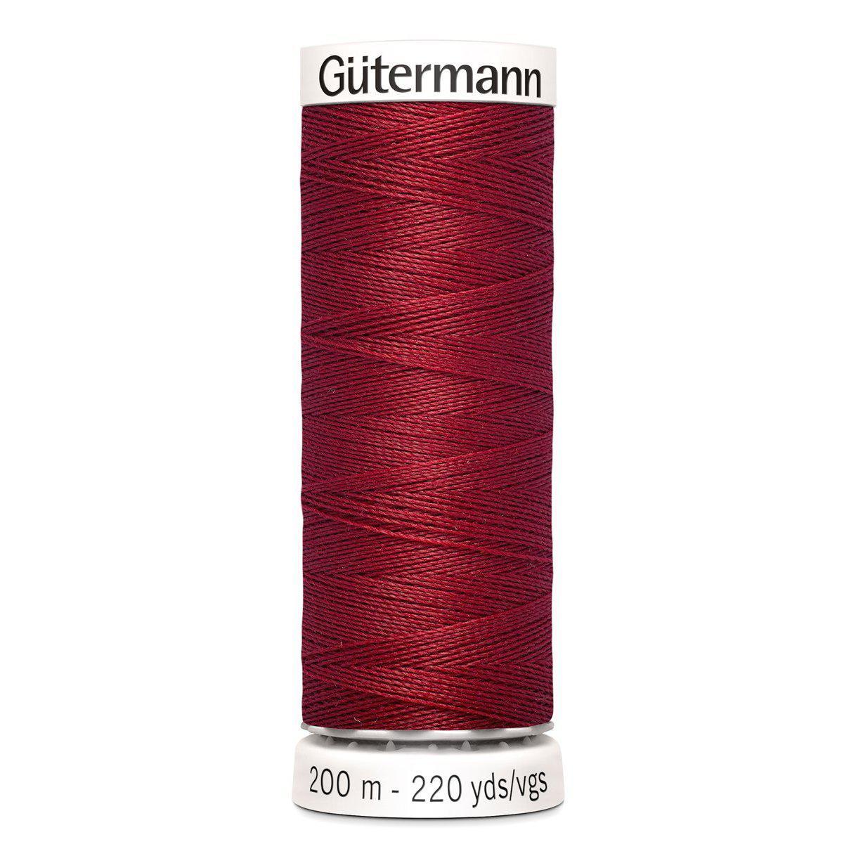 Gütermann Hilo para coser todo 200m - Rojo oscuro 367
