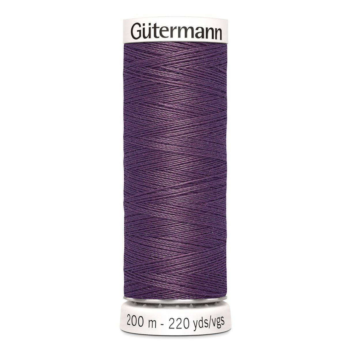 Gütermann Allesnaaigaren 200m - Licht aubergine 128