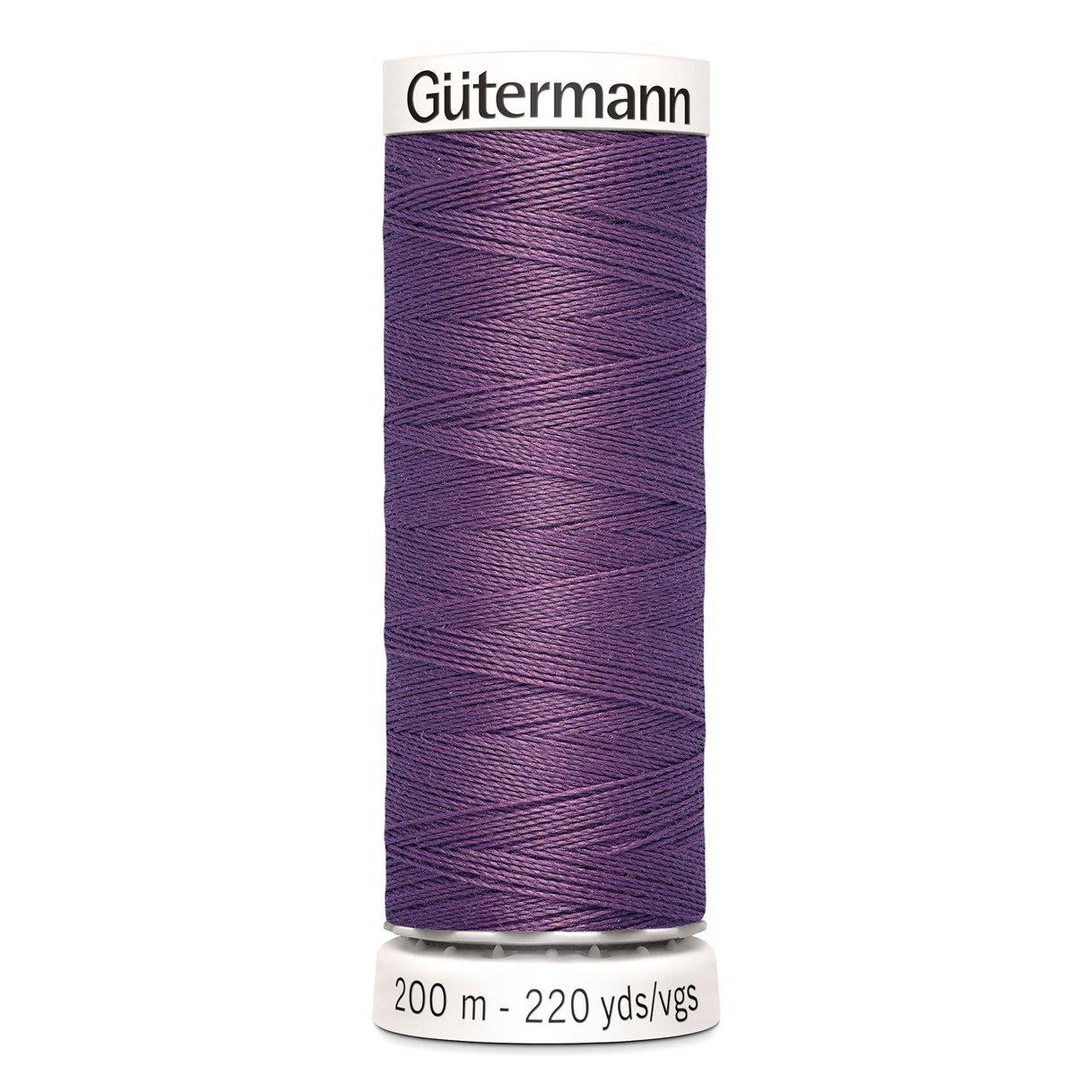 Gütermann Allesnaaigaren 200m - Licht aubergine 129