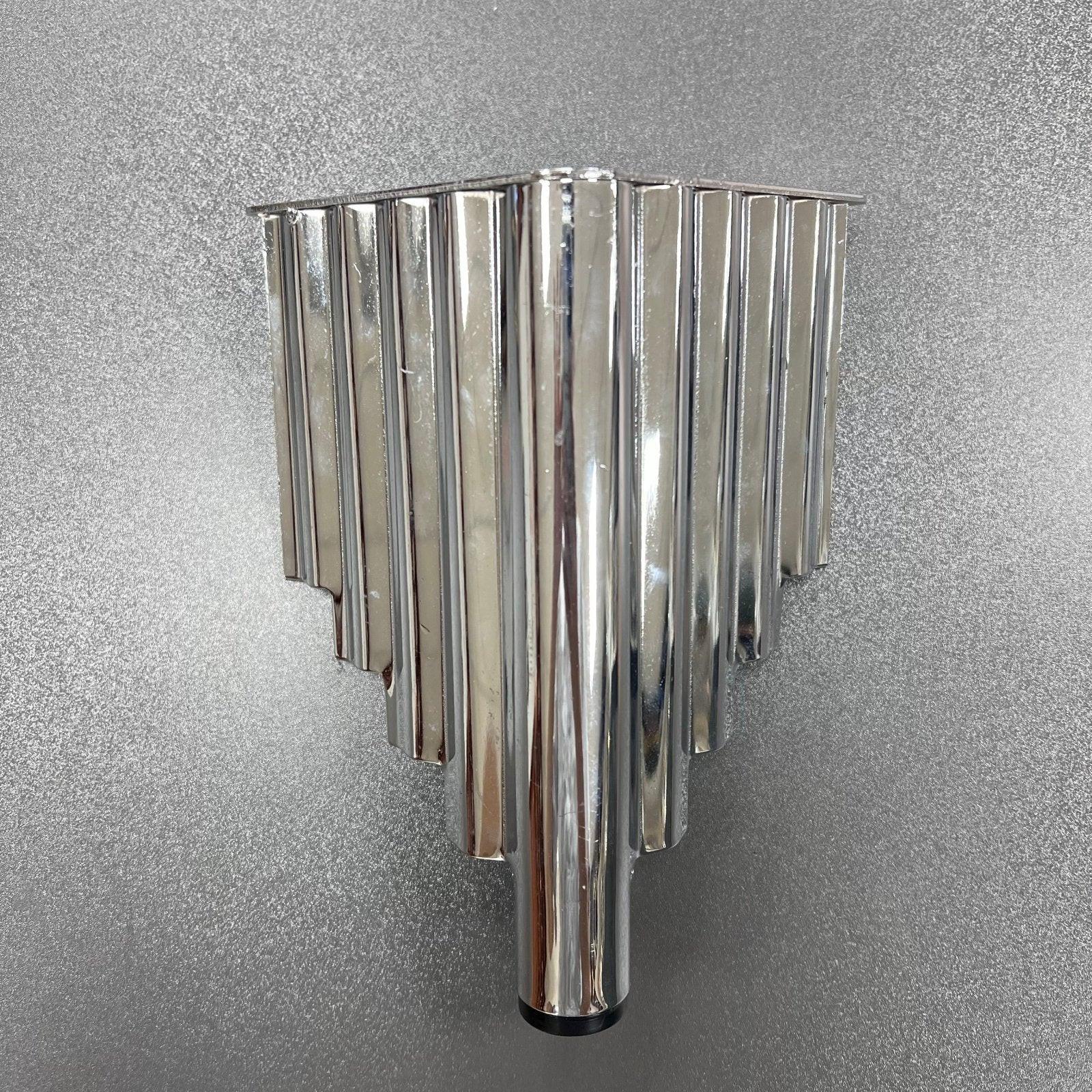 Eckmöbelbein 12 x 12 cm Höhe 13 cm - Silber - Bladi