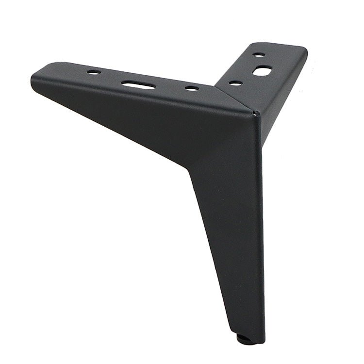 hoekpoot metaal 13 cm hoog - Zwart - Bladi
