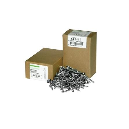 Meubelverbinder verzinkt platkop binnenzeskant - 7 x 40 IB-4 (50 stuks) - Bladi