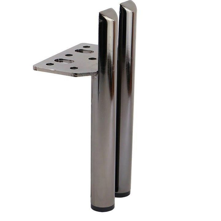 Moderne Metalen Meubelpoot 2 cilinders – 13+5 cm Hoog - zwart - Bladi