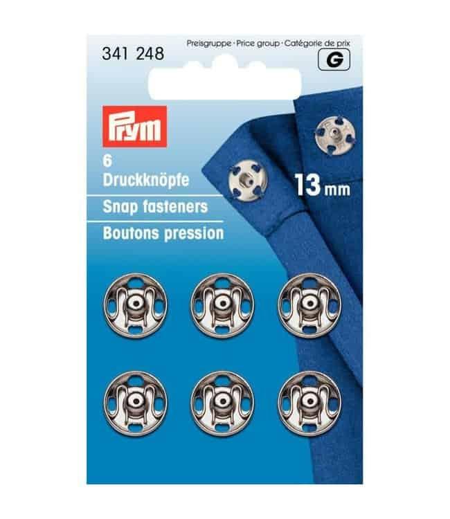 Prym Drukkers Zilver 13mm (krt) - Bladi