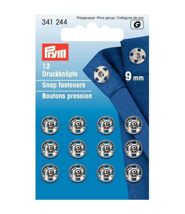 Prym Drukkers Zilver 9mm (krt) - Bladi
