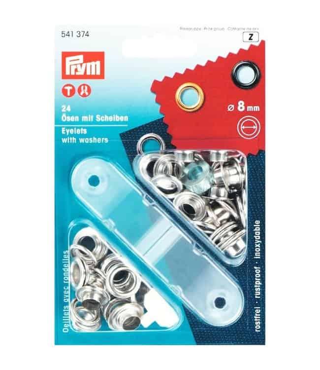 Prym Ring+Schijf 8mm (krt) - Bladi