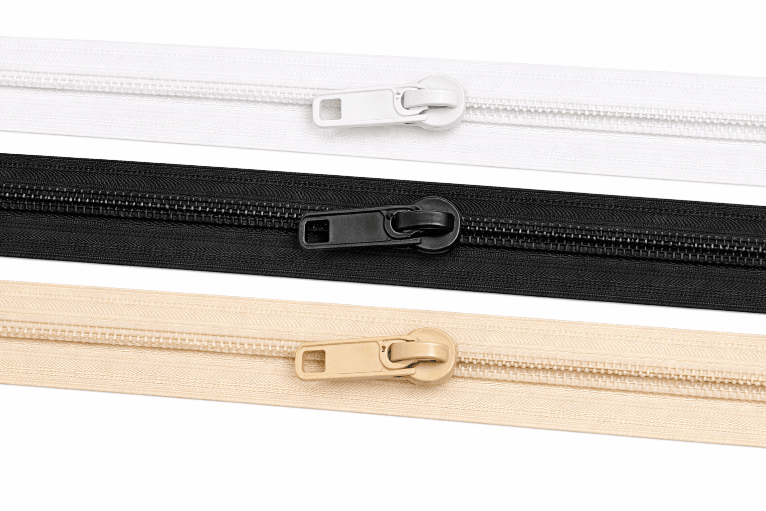 rits nylon + 1 schuiver per meter | BLADI.