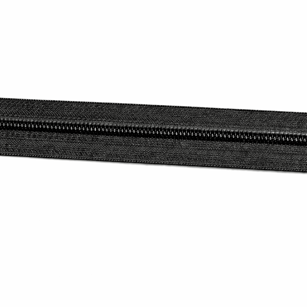 rits nylon rol 200 meter - zwart - Bladi