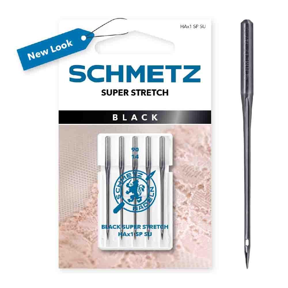 Schmetz Schwarz Super Stretch 5 Nadeln 90-14 | BLADI.