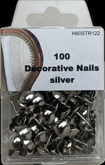 clous décoratifs 100 pièces - argent brillance - Bladi