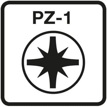 Spaanplaatschroef verzinkt platkop pozi - 2.5 x 13 PZ-1 (200 stuks) - Bladi