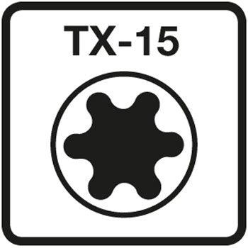 Spaanplaatschroef verzinkt platkop TX - 3 x 12 TX-10 (200 stuks) - Bladi