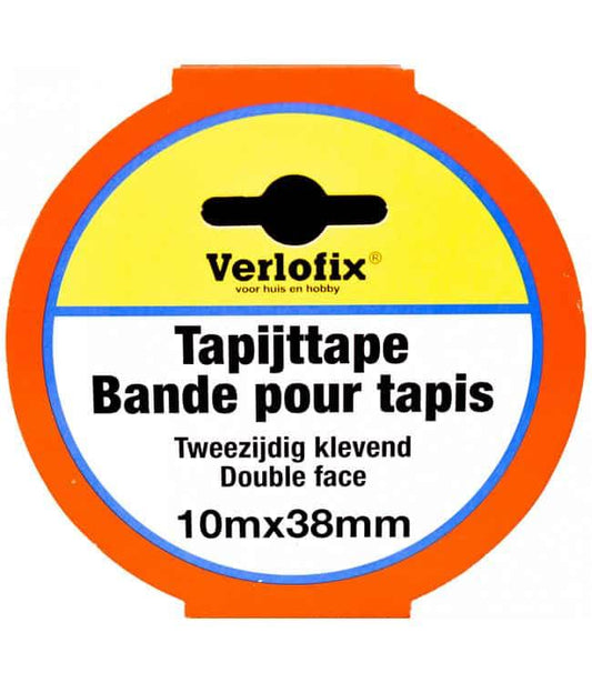 tapijttape dubbelzijdig PP 10m x 38mm - Bladi