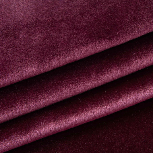 Velours, velvet Tiffany glans - aubergine - Bladi