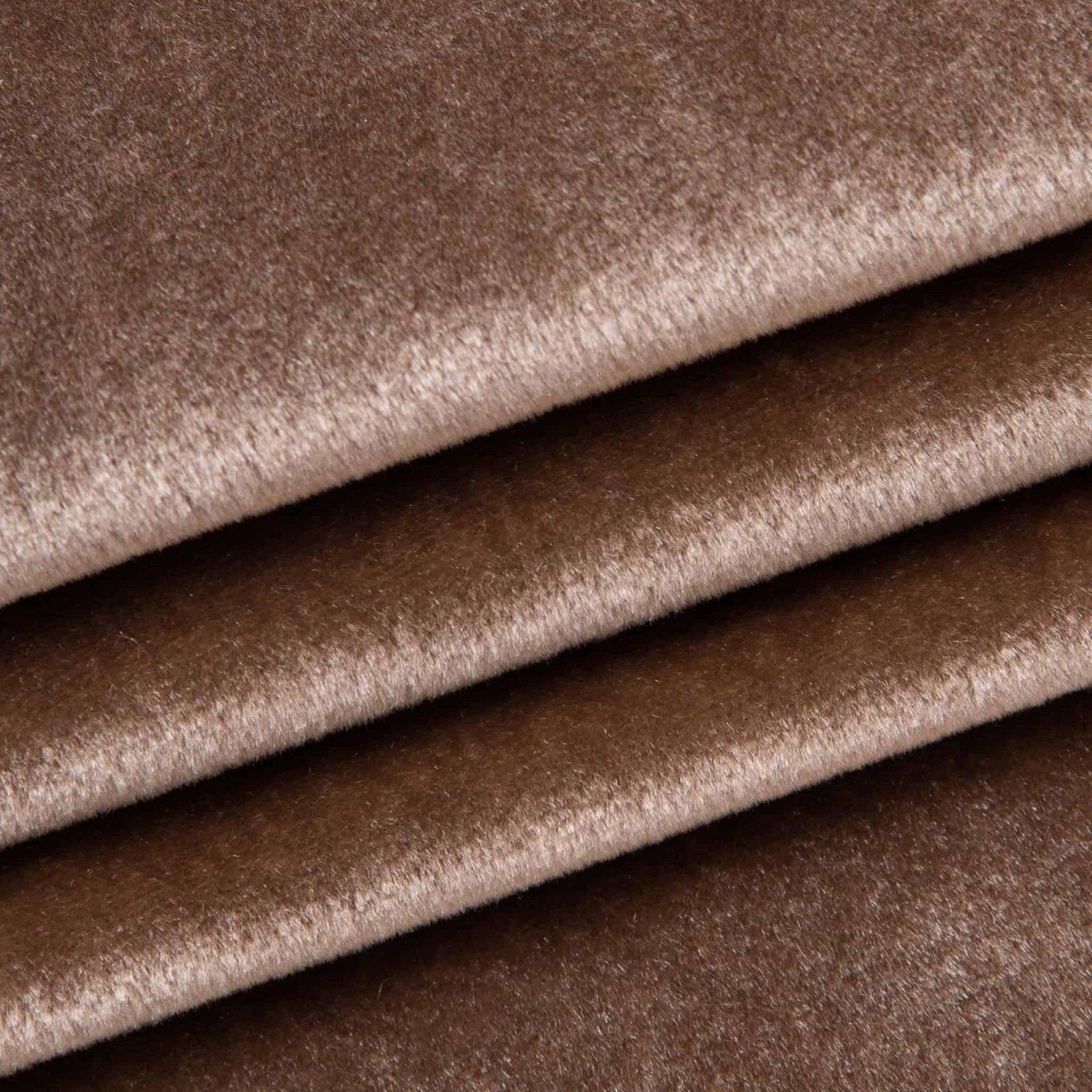 velour, velvet Tiffany sheen - brown - Bladi
