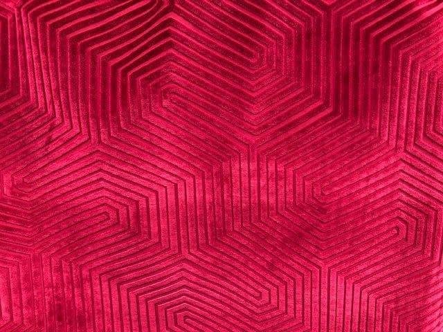 Velvet / velvet Beehive - red - Bladi