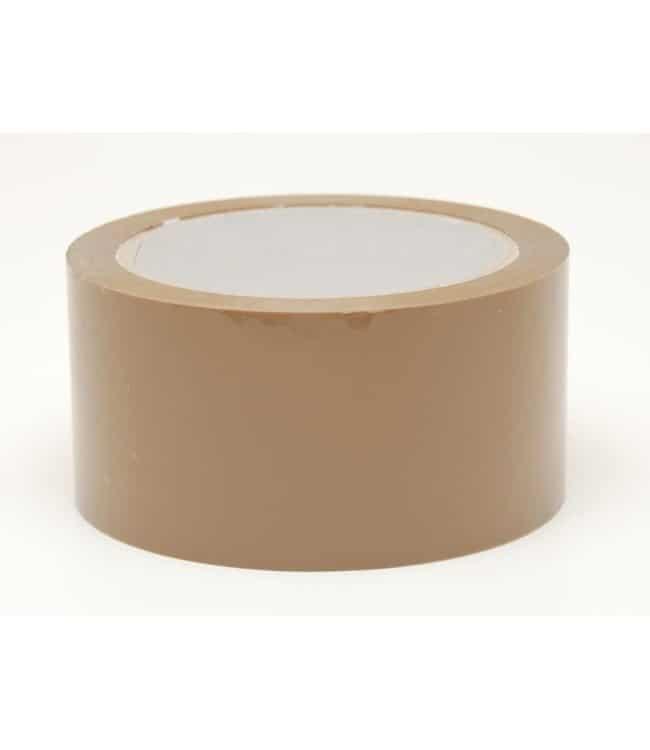 verpakkingstape p.p. 66x50 bruin - Bladi