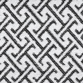 VERZACE Boucle chenille - black - Bladi