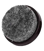 Filzgleiter selbstklebend mit Power-Klebekraft braun ø24 mm 16 Stück | BLADI.
