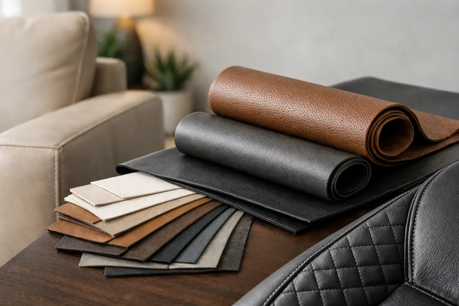 Kunstleer kiezen voor meubels en bekleding