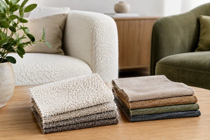 Bouclé en chenille vergelijken voor je meubels