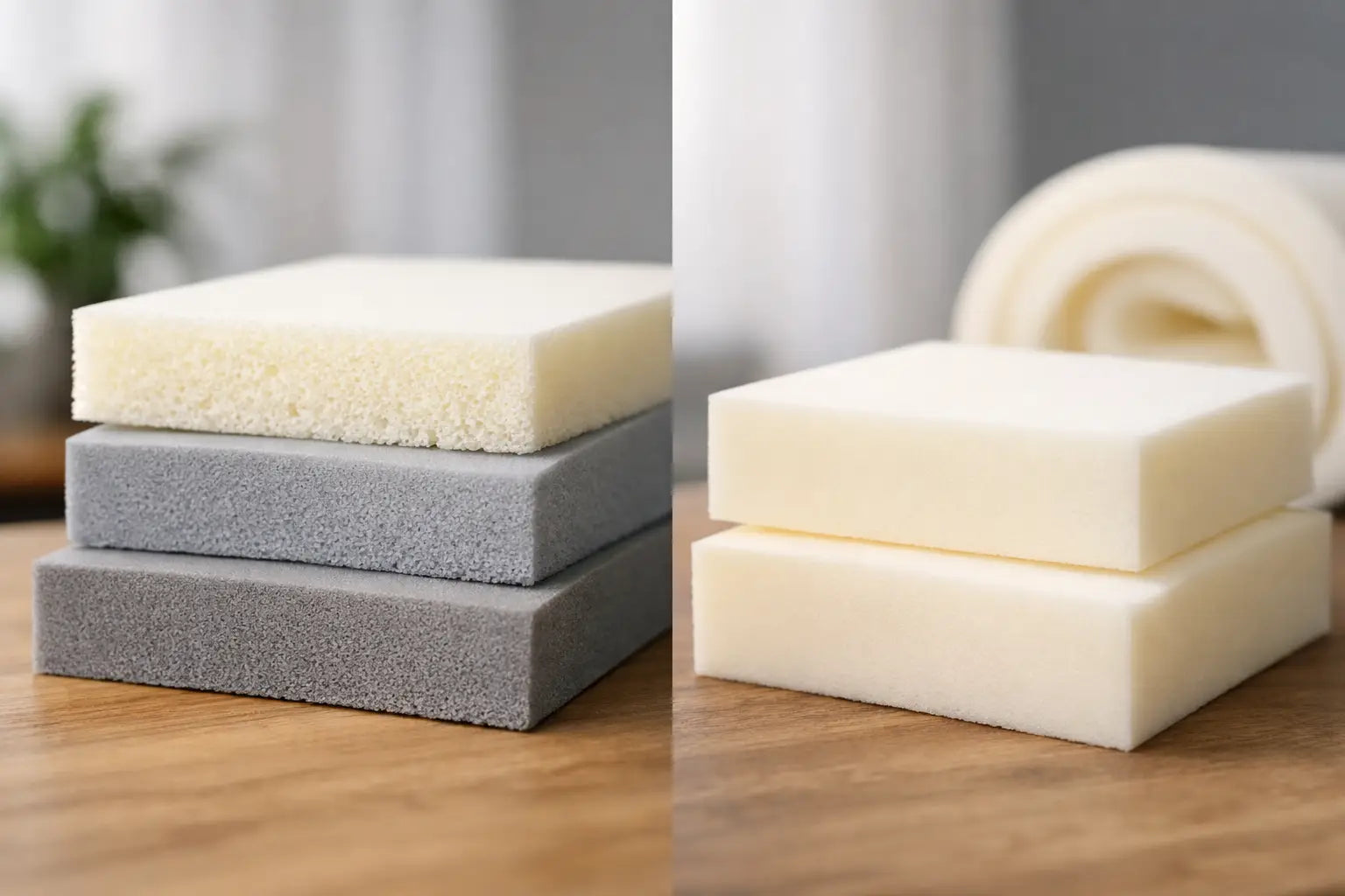 Koudschuim versus polyether voor schuimrubber