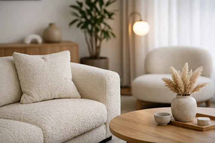 Bouclé stof voor meubels kiezen voor uw interieur - BLADI meubelstoffen