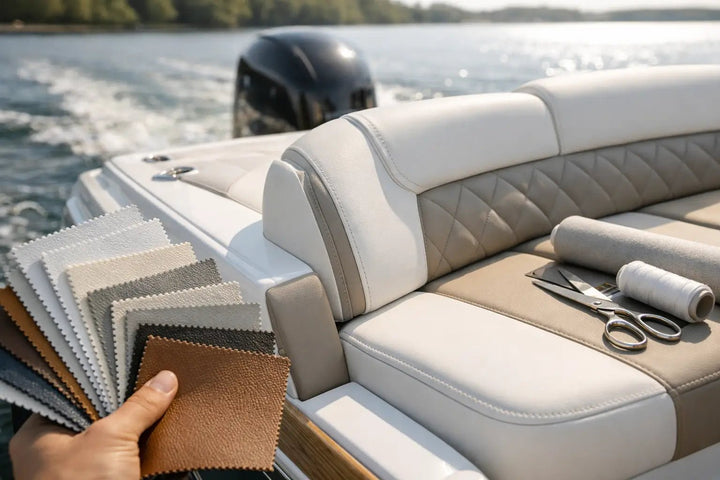Kunstleer voor boot bekleding: zo kiest u goed - BLADI meubelstoffen