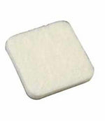 Kratzfester Filz, selbstklebend braun 25 x 25 mm pro 9 Stück | BLADI.