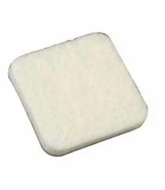 Kratzfester Filz, selbstklebend braun 25 x 25 mm pro 9 Stück | BLADI.
