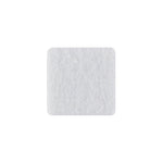 Kratzfester Filz, selbstklebend weiß 25 x 25 mm pro 9 Stück | BLADI.